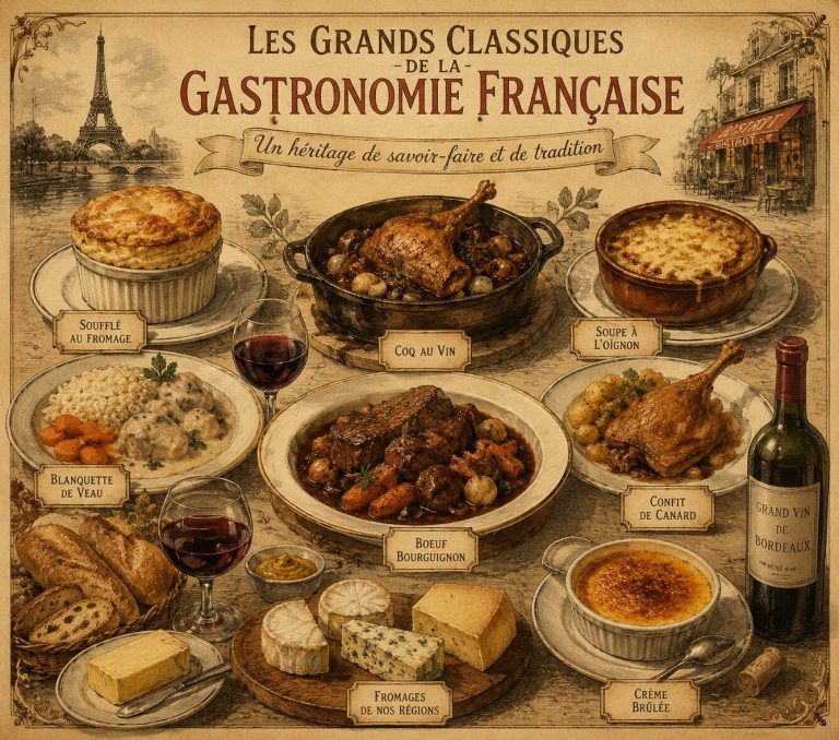 Les classiques de la gastronomie française dans un évènement haut de gamme